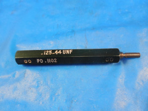 5 44 UNF 2B OR 3B THREAD PLUG GAGE 1/8 #5 .125 GO ONLY P.D. = .1102 INSPECTION