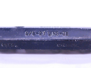 5/8 27 UNS 2B THREAD PLUG GAGE .625 .6250 GO NO GO P.D.'S = .6009 & .6059 CHECK - 58272BP1