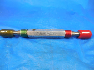 3/8 16 2A THREAD PLUG GAGE .375 GO NO GO P.D.'S = .3331 & .3287 3/8-16 QUALITY