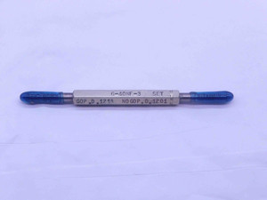 6 40 NF 3 SET THREAD PLUG GAGE #6 .138 .1380 GO NO GO P.D.'S = .1218 & .1201 - DS0152SL