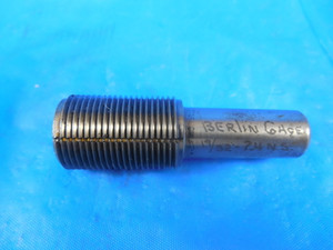 19/32 24 NS THREAD PLUG GAGE .5937 GO ONLY P.D. = .5667 QUALITY 19/32-24 TOOL 19/32 24 NS THREAD PLUG GAGE .5937 GO ONLY P.D. = .5667 QUALITY 19/32-24 TOOL