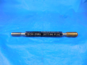 5/16 24 NS SET THREAD PLUG GAGE .3125 GO NO GO P.D.'S = .2838 & .2805 5/16-24 5/16 24 NS SET THREAD PLUG GAGE .3125 GO NO GO P.D.'S = .2838 & .2805 5/16-24