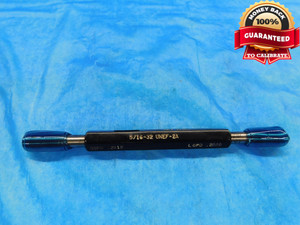 5/16 32 UNEF 2A SET THREAD PLUG GAGE .3125 GO NO GO P.D.'S = .2912 & .2880 CHECK - DS0289SL