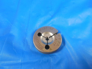 6 32 NC THREAD RING GAGE #6 .138 GO ONLY P.D. = .1177 QUALITY INSPECTION UNC