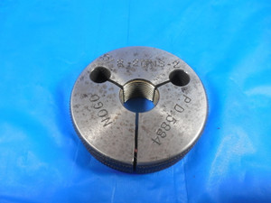 5/8 20 NS 2 THREAD RING GAGE .625 NO GO ONLY P.D. = .5884 QUALITY 5/8-20 NS-2