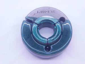 1" 8 NC THREAD RING GAGE 1.0 1.00 1.000 1.0000 GO ONLY P.D. = .9188 UNC 3A CHECK - DS0353SL