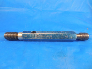 7/16 28 NEF 3 CARBIDE THREAD PLUG GAGE .4375 GO NO GO P.D.'S = .4143 & .4168