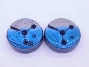 1/4 40 UNS 2A THREAD RING GAGES .25 .250 .2500 GO NO GO P.D.'S = .2329 & .2300 - CS3998MSRL