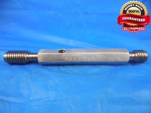 M12 X 1.75 6H METRIC THREAD PLUG GAGE 12.0 GO NO GO PD'S = .4277 & .4355 TOOLS