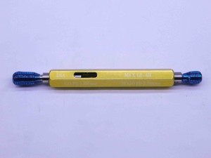 M6 X 1 6H METRIC THREAD PLUG GAGE 6 1.0 GO NO GO P.D.'S = 5.350 & 5.500 CHECK - JF1223BU