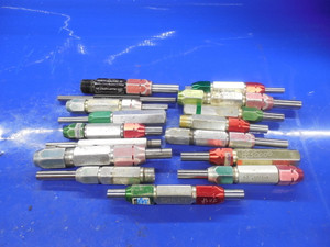 20 PC SMOOTH PIN PLUG GAGE LOT .3125 .3750 OVER & UNDERSIZE GO NO GO 5/16 3/8