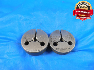 3/16 64 NS 3 LEFT HAND THREAD RING GAGES .1875 GO NO GO P.D.' S = .1774 & .1757