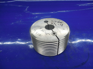 SHOP MADE 4 1/2 4 THREAD PLUG GAGE 4.5 NO GO ONLY P.D. = 4.3505 QUALITY 4.5-4