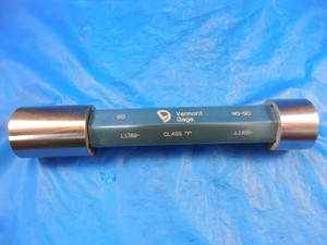1.1380 & 1.1400 DIA CLASS Y SMOOTH PIN PLUG GAGE GO NO GO 1.125 OVERSIZE 1 1/8