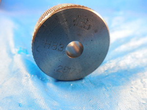 .2517 DIA CLASS X SMOOTH PLAIN BORE RING GAGE GO .250 OVERSIZE 1/4 QUALITY
