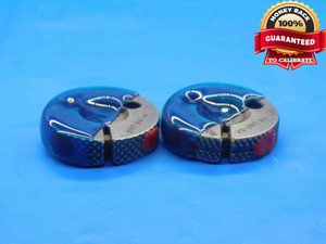 4 48 UNF 3A THREAD RING GAGES #4 .112 .1120 GO NO GO P.D.'S = .0985 & .0967 - DS0704BU