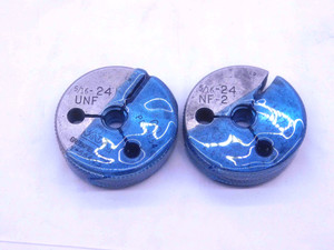 5/16 24 NF 2 THREAD RING GAGES .3125 GO NO GO P.D.'S = .2854 & .2821 UNF-2 CHECK - BM0708