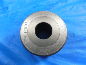 .6322 DIA CLASS XX CARBIDE SMOOTH PLAIN BORE RING GAGE .6250 OVERSIZE 5/8 TOOL