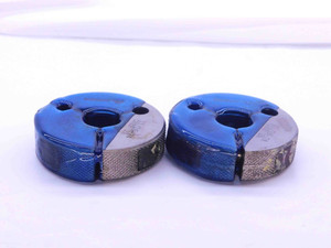 11/16 24 UNEF 2A THREAD RING GAGES .6875 GO NO GO P.D.'S = .6592 & .6552 CHECK - 1116242AR1