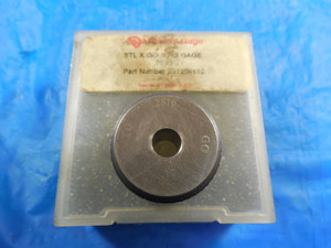 .2810 DIA CLASS X SMOOTH PLAIN BORE RING GAGE GO .2500 OVERSIZE 1/4 QUALITY TOOL
