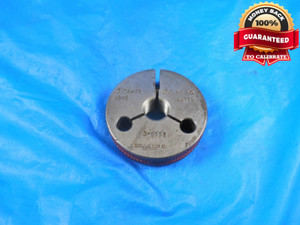 7/16 32 NS 2 THREAD RING GAGE .4375 NO GO ONLY P.D. = .4118 QUALITY 7/16-32 TOOL