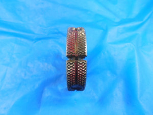 7/16 32 NS 2 THREAD RING GAGE .2375 NO GO ONLY P.D. = .4118 QUALITY 7/16-32 TOOL