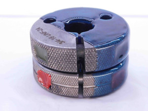 3/4 16 UNF 2A THREAD RING GAGES .75 .750 .7500 GO NO GO P.D.'S = .7079 & .7029 - DW4335BURL