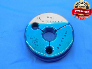 11/16 24 NEF THREAD RING GAGE .6875 GO ONLY P.D. = .6604 UNEF 3A INSPECTION - OS0782RL