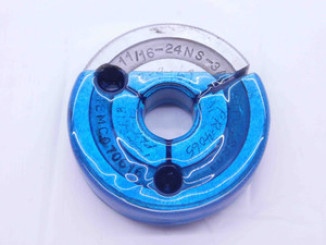 11/16 24 UNS 3A THREAD RING GAGE .6875 GO ONLY P.D. = .6604 INSPECTION CHECK - OS0782RL
