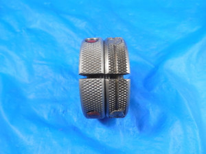 7/16 14 NC 3 THREAD RING GAGES .4375 GO NO GO P.D.'S = .3911 & .3865 7/16-14