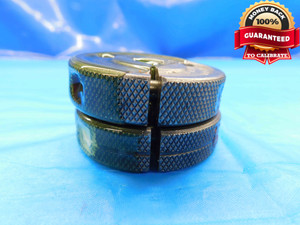 7/16 14 UNC 3A THREAD RING GAGES .4375 GO NO GO P.D.'S = .3911 & .3876 CHECK - DS1063BU