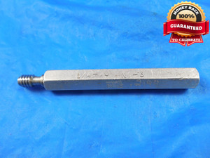 1/4 20 N 3 THREAD PLUG GAGE .25 NO GO ONLY P.D. = .2199 QUALITY 1/4-20 SHOP TOOL