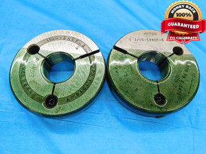 1 3/16 18 NEF 3A THREAD RING GAGES 1.1875 GO NO GO P.D.'S = 1.1514 & 1.1476 - JF1382BU