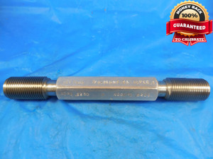 7/8 14 UNF 2A SPECIAL SET THREAD PLUG GAGE .875 GO NO GO P.D.'S = .8260 & .8206