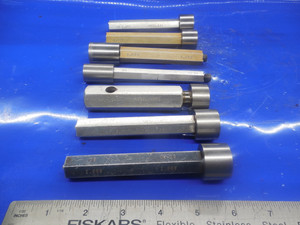 7 PC SMOOTH PIN PLUG GAGE LOT .8880 1.1250 OVER & UNDER GO NO GO 1 1/8 QUALITY