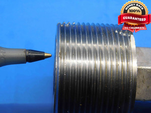 BUDGET 1 7/8 12 UN 2B THREAD PLUG GAGE 1.875 GO NO GO P.D.'S = 1.8209 & 1.8287 - JF1478GR