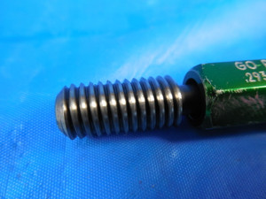 M8 X 1.25 SELF LOCKING THREAD PLUG GAGE 8.0 GO ONLY P.D. = .2939 LOCK SPIRALOCK