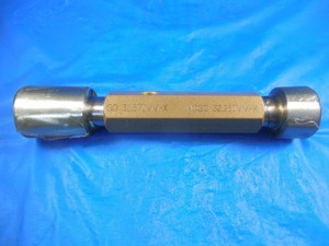 31.870 & 32.250 MM CLASS X SMOOTH PIN PLUG GAGE GO NO GO 32 32.0 1.250 +.0197