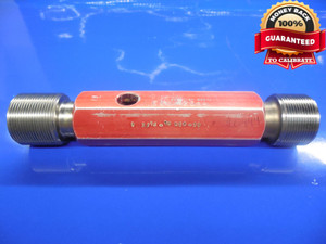 1 3/16 18 NEF 3B THREAD PLUG GAGE 1.1875 GO NO GO PD'S = 1.1514 & 1.1561 UNEF-3B