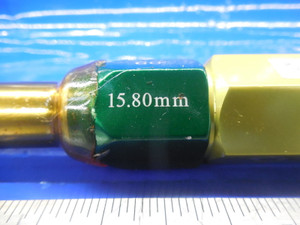 15.80 & 16.20 MM CLASS X SMOOTH PIN PLUG GAGE GO NO GO 16 16.0 MM .6250 +.0128