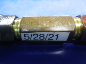 11.40 & 11.80 MM CLASS X SMOOTH PIN PLUG GAGE GO NO GO 12 12.0 MM .4375 +.0271