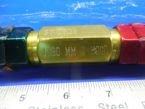 17.35 & 17.90 MM CLASS X SMOOTH PIN PLUG GAGE GO NO GO 18 18.0 MM .6875 +.0172