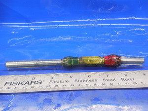 6.150 & 6.330 MM CLASS X SMOOTH PIN PLUG GAGE GO NO GO 6 6.0 MM .2500 -.0008