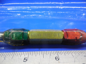 6.100 & 6.450 MM CLASS X SMOOTH PIN PLUG GAGE GO NO GO 6.0 6.50 MM .2500 +.004