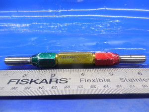 6.317 & 6.363 MM CLASS X SMOOTH PIN PLUG GAGE GO NO GO 6 6.0 MM .2500 +.0005