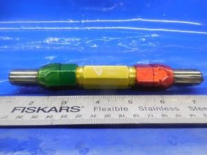 12.10 & 12.50 CLASS X SMOOTH PIN PLUG GAGE GO NO GO 12.0 12.50 MM .5000 -.0079