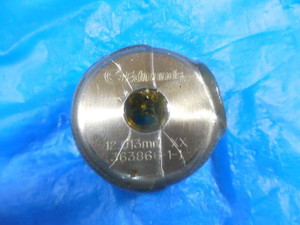 12.013 MM CLASS XX MASTER PLAIN BORE RING GAGE 12 12.0 MM OVERSIZE .5000 -.027