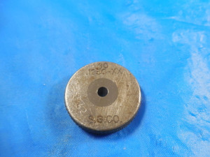 .1250 DIA CLASS XX CARBIDE SMOOTH PLAIN BORE RING GAGE GO ONLY .1250 ONSIZE 1/8