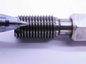 7/16 20 UNF 2B THREAD PLUG GAGE .4375 GO NO GO P.D.'S = .4050 & .4104 CHECK - RL0009RM