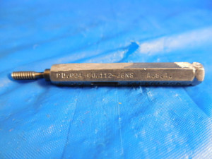 4 36 NS TAPERLOCK THREAD PLUG GAGE #4 .112 GO NO GO P.D.'S = .094 & 24.99 4-36
